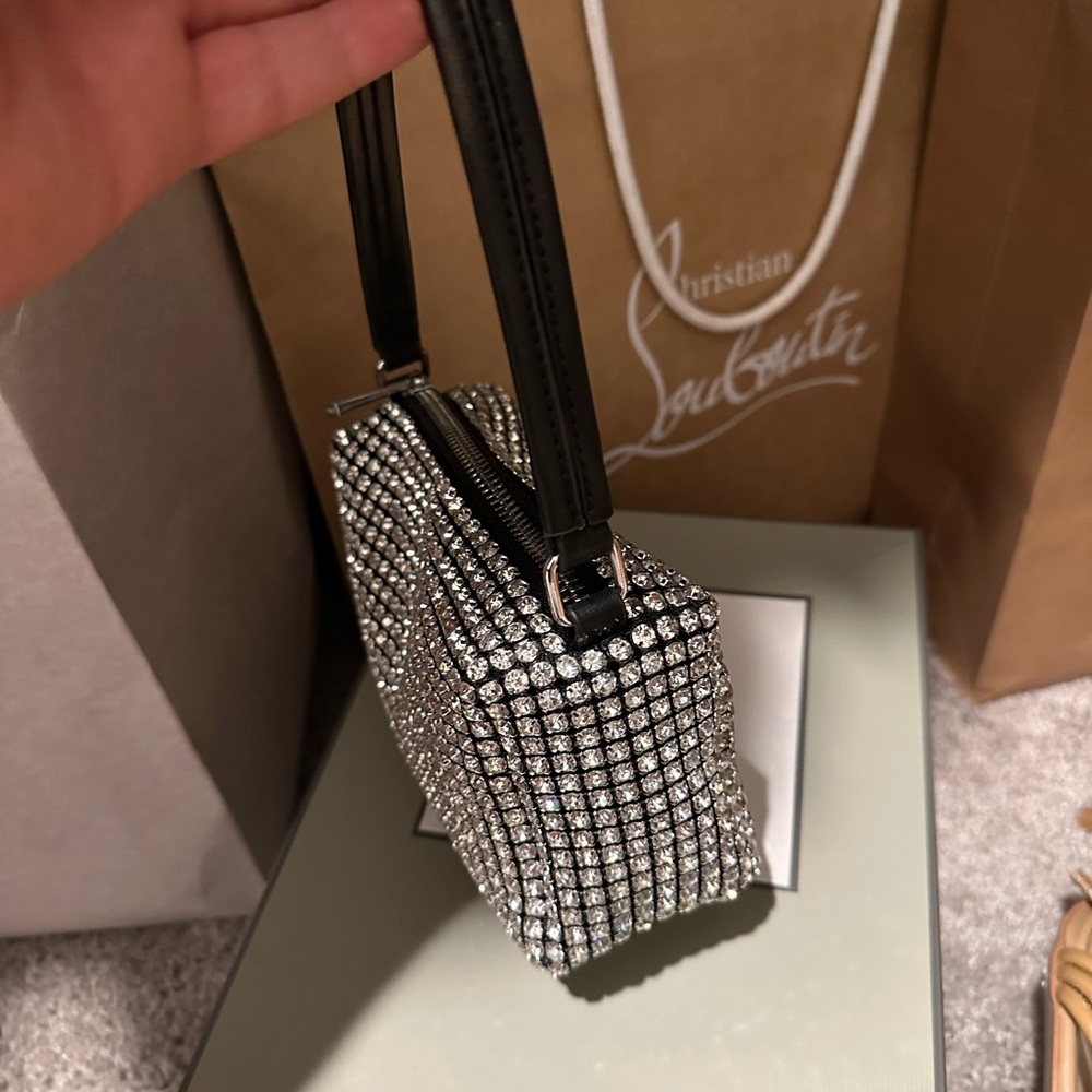 Alexander Wang inspired Rhingstone mini bag - Picture 2 of 2